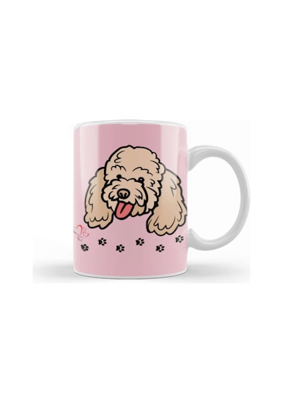 Funny Dog Lover Gift For Men Kupa Bardak Porselen No11855 Karışık