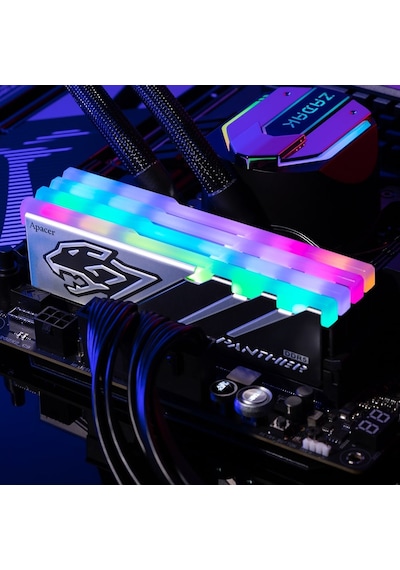 Apacer Panther Rgb 16gb 1x16gb 6000mhz Cl40 Ddr5 Gaming Ram Ah5u16g60c6229baa-1