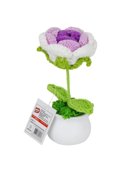 Fl-5 Kroşe Örgü Şakayık Çiçek -birliktoys Diğer