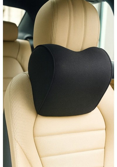 Hafızalı Köpük Araba Baş & Boyun Destek Yastığı Ergonomik, Yıkanabilir Kılıf