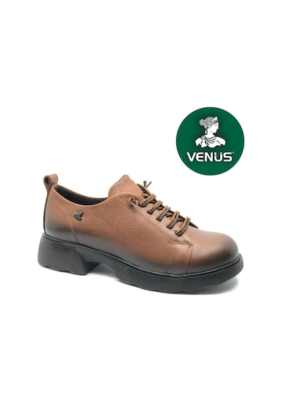 Venüs Yucca Hakiki Deri Ortopedik Kadın Casual Ayakkabı Taba