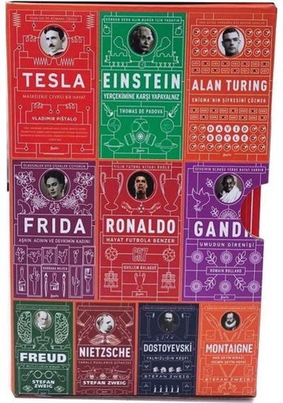 Biyografi Seti-Kutulu - 10 Kitap Takım- Zeplin Kitap