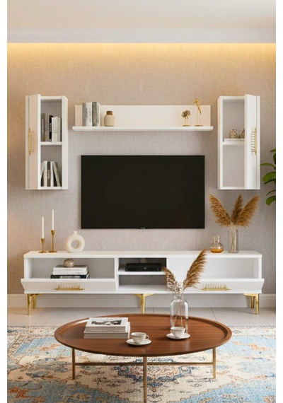 Tvr1515b - İda Tvr150 Tv Ünitesi Takım Beyaz 150cm