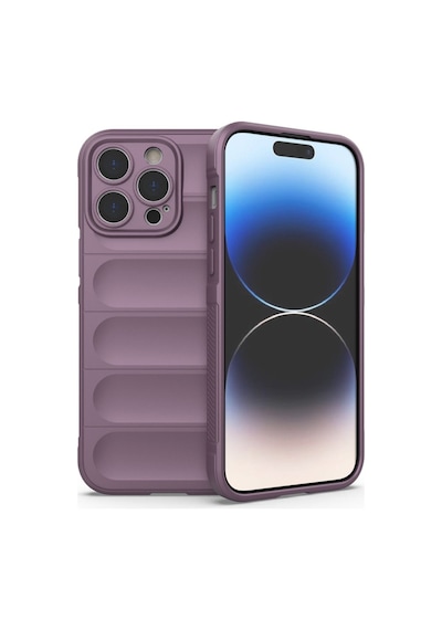 Apple iPhone Uyumlu 13 Pro Max Kılıf Optimum Silikon - Mor Bzsxx00 1