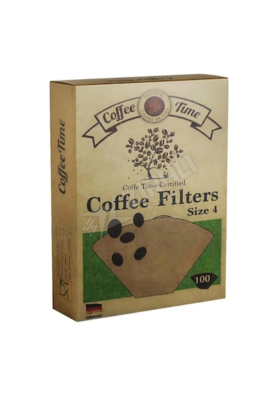 Coffe Time Kahve Filtre Kağıdı No:4 100'lü Çok Renkli