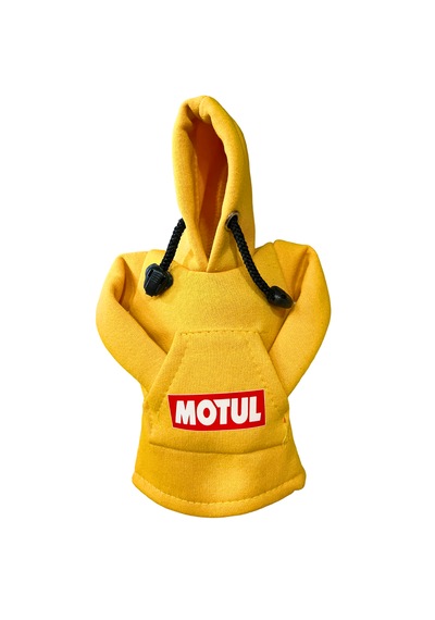 Motul Tasarım Hoodie Vites Topuzu Kılıfı - Universal Sweatshirt Model Vites Aksesuarı Sarı