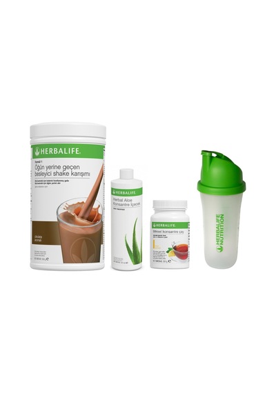 Herbalife Çikolata Set Shake+çay50g+aloe +shaker