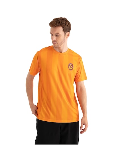 Galatasaray Lisanslı Match Day T-shirt + Şal Kaşkol Set Ahşap Kutulu 106 Sarı
