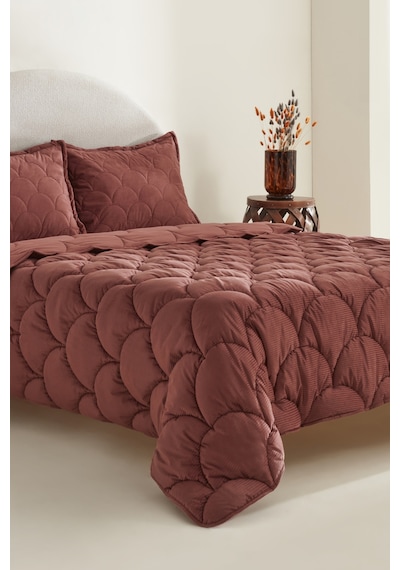 Karaca Home Cowrie Çift Kişilik Luxury Comfort Set Gül Kurusu