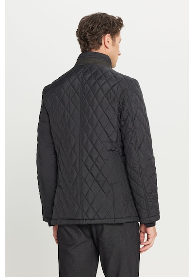 Altınyıldız Classıcs Erkek Sıyah Standart Fit Normal Kesim Dik Yaka Yan Cepli Overcoat Siyah