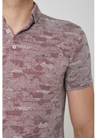 Coonless Erkek Polo Yakalı Tshirt Bordo