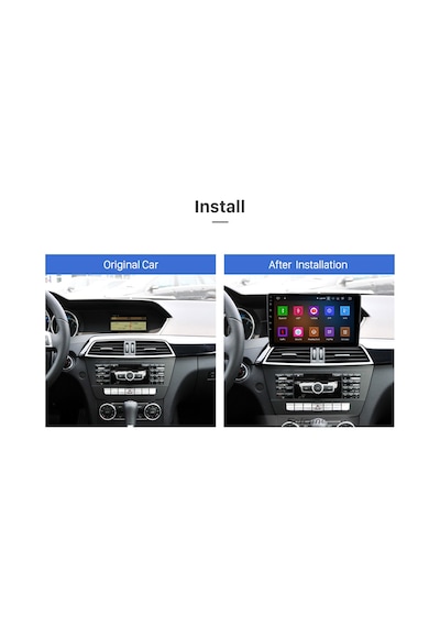 Mercedes Benz C Class 2011-2015 Multimedya Navigasyon Usb Kamera Carplayer