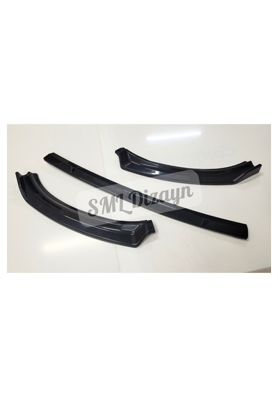 2018-2019-2020-2021 Polo Ön Lip Ek Karlık 3 Parça Plastik Siyah