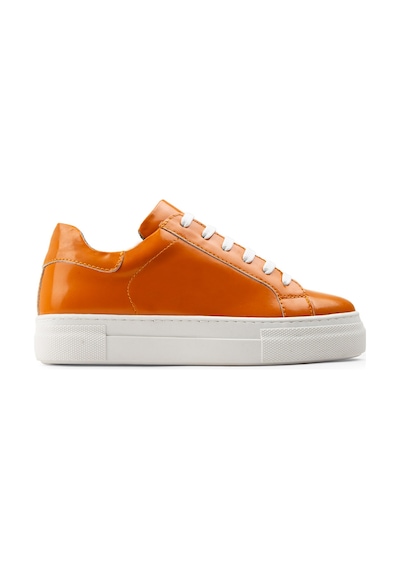 Deery Hakiki Deri Turuncu Sneaker Kadın Ayakkabı - Z1681Ztrcc02 Turuncu