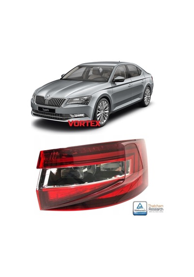 Skoda - Superb 2015 - Arka Stop Lambası Sağ Ledli Superb 2015-