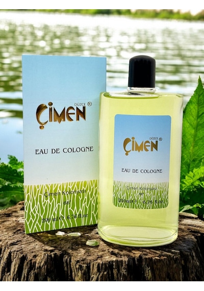 Yassı Cam Şişe Çimen Kolonyası 200 Ml
