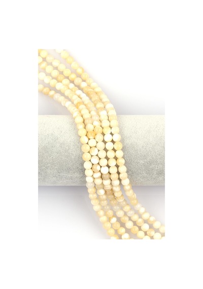 Aragonit Doğal Taş Dizi 6 MM Küre Kesim 66152161 Siyah