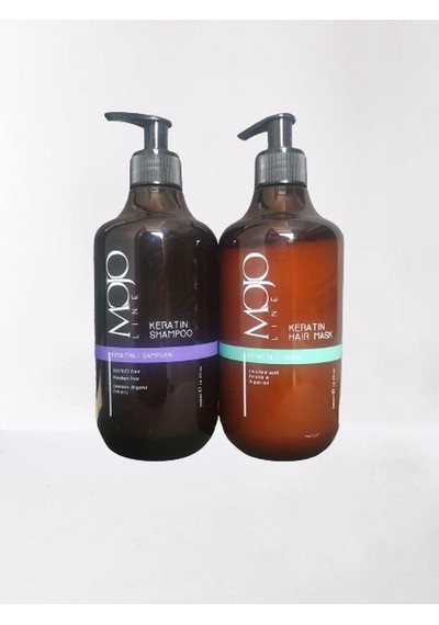 Mojo Line Keratin Şampuan 500 ML + Keratin Saç Bakım Maskesi 500 ML