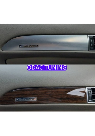 Audi A6 C6 Maun Kaplama Seti Koyu Meşe , Özel Renk