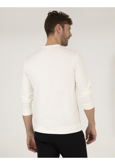Pierre Cardin Erkek Ekru Sweatshirt 50262638-vr019 Ekru