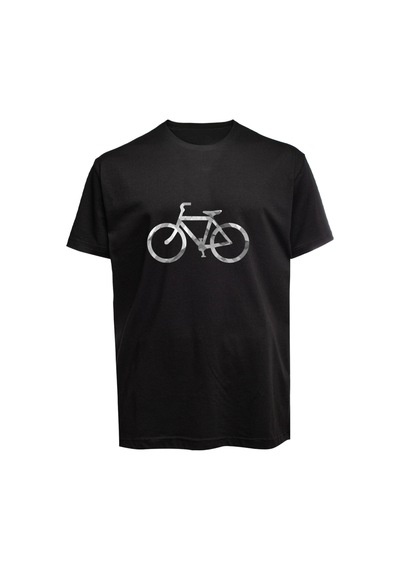 Baranışık Özel Tasarım Türk Bayrağı Baskılı Tshirt - %100 Pamuk Penye Süprem Sıfır Yaka Unisex Siyah