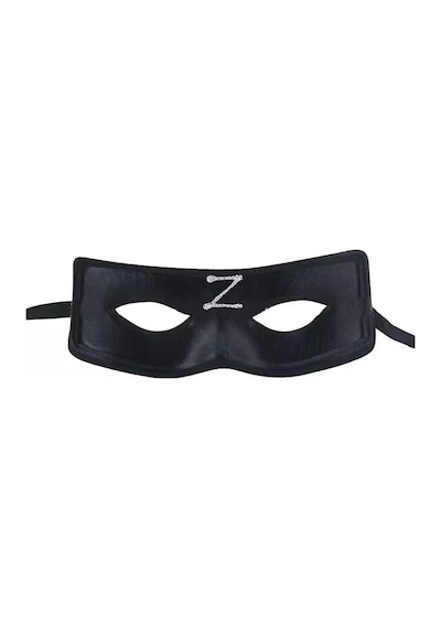 Zorro Maskesi Arkadan Lastikli Z Baskılı