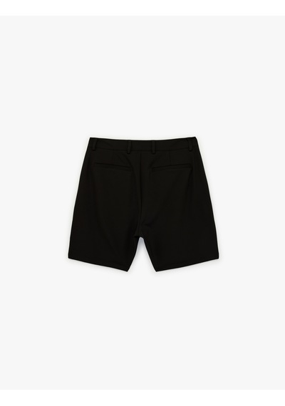 Koton Regular Fit Cepli Düğmeli Şort Siyah 6sam40042hw