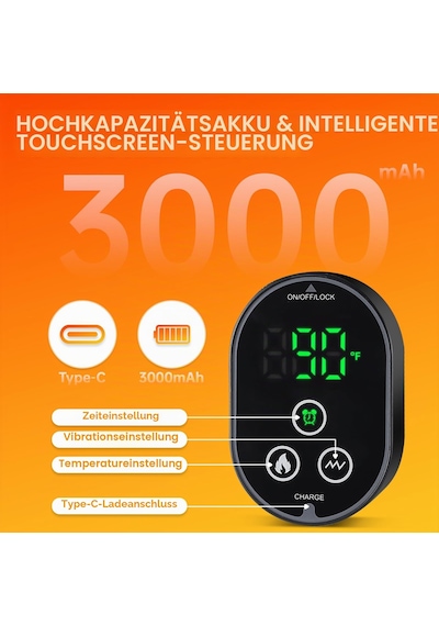Feelha Elektrikli Ayak Masaj Aleti, 2'li Paket Emsense Kablosuz Ayak Masaj Aleti Feelha Elektrikli Ayak Masaj Aleti, 2'li Paket Emsense Kablosuz Ayak Masaj Aleti