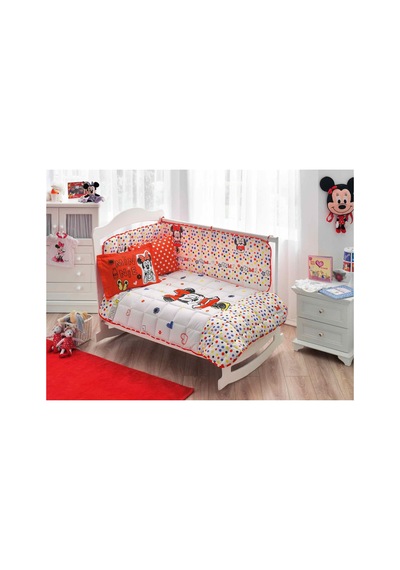 60111090 Lisanslı Disney Minnie Skecth Baby Tek Kişilik Uyku Seti Sku: Mırstk3221d83375 Açık Bej