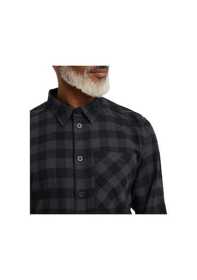 Jack Wolfskın Jack Wolfskin Lite Flannel Shirt Erkek Gri Gömlek T0156 Antrasit