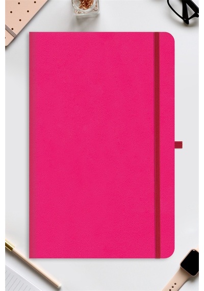 Tarihsiz Klasik Defter Rec Note 13x21 Çizgili Pembe