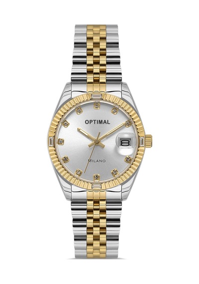 Optimal Opt.03529m.05 Unisex Kol Saati Altın - Siyah