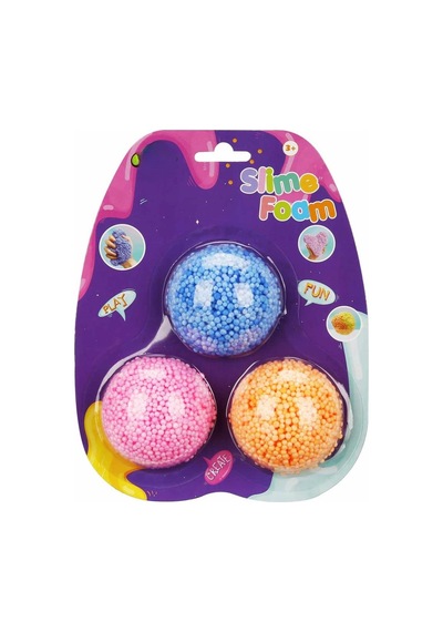 S00003740 Slime Köpük 3 Lü 2,5gr Mor