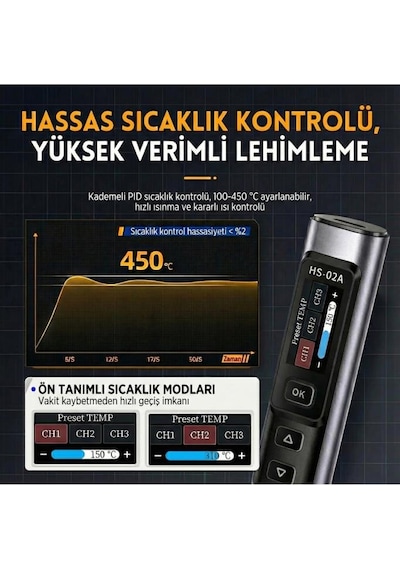 Fnırsı Hs 02a Akıllı Elektrikli Havya 100w