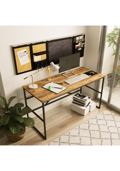 Atlantis 120cm Metal Çalışma Masası Atl24-a Çam Atlantik Çam Atlantis 120cm Metal Çalışma Masası Atl24-a Çam Atlantik Çam