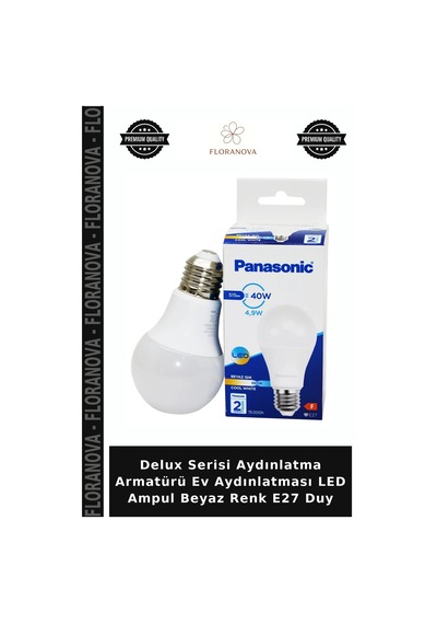 Delux Serisi Aydınlatma Armatürü Ev Aydınlatması Led Ampul Beyaz Renk E27 Duy
