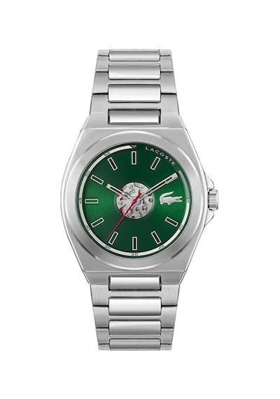 Lacoste 2011335 Quartz Çelik Gri Yeşil Kadran 42 Mm Erkek Kol Saati