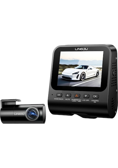 Lingdu V620 4k Araç Kamerası 4k + Fhd Çift Kamera Adas Wifi 6 Gps Hareket Ve Darbe Algılama