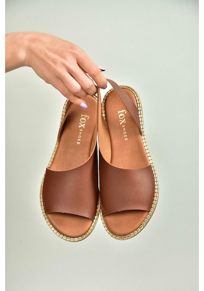 Fox Shoes U876860609 Kahverengi Kadın Sandalet Kahverengi