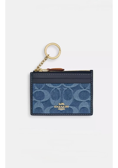 Coach Mini Id Skinny Case Kartlık-cüzdan Denim