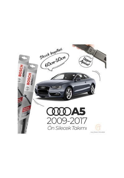 Audi A5 Muz Silecek Takımı 2009-2017 Bosch Aeroeco