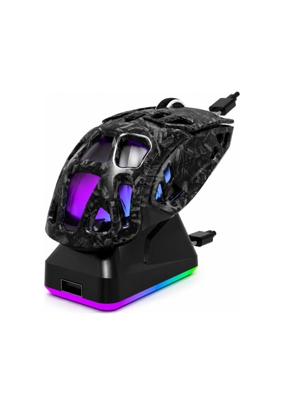Jedel Gwh-111 Rgb Şarj Standlı 12000 Dpı Triple Bt/2.4ghz/kablolu Hafif Gaming Mouse