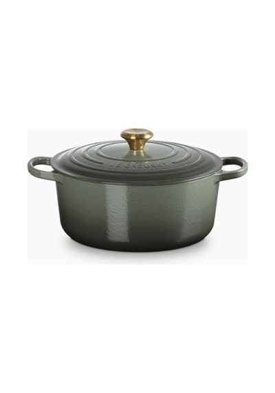 Le Creuset Yuvarlak Ikonik Lüks Döküm Tencere 28 Cm Haki