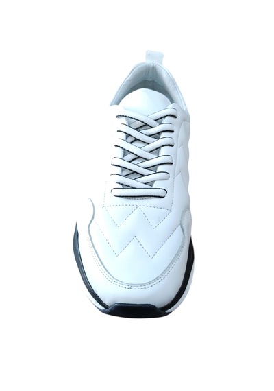 Luiz Paulo 2018 Erkek Deri Günlük Sneaker Ayakkabı Beyaz