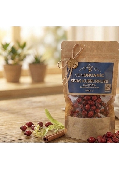 Sen Organic Sivas Kuşburnu Premıum Özel Hasat 100 G