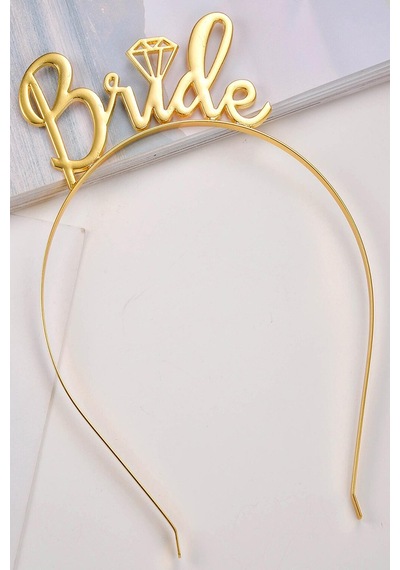 1 Adet Gold Bride To Be Taç Bekarlığa Veda Nedime Taçı