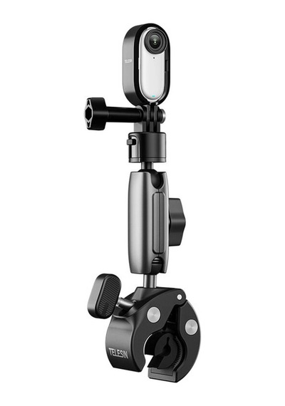 Ayex Crab Claw Clamp Mount Telesin S3-hbm-01 Aksiyon Kamera Kelepçe Aparatı Gopro Djı İle Uyumlu
