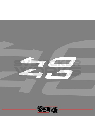 Cfmoto 450sr 40 Sticker Yan Plastik Sticker Etiket Yüksek Kalite Folyo Diğer
