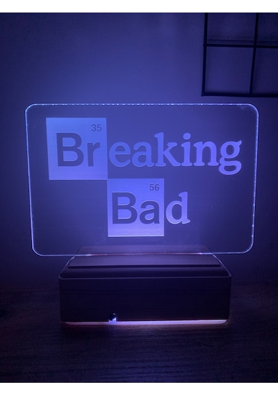 Breaking Bad 16 Renk Gece Lambası
