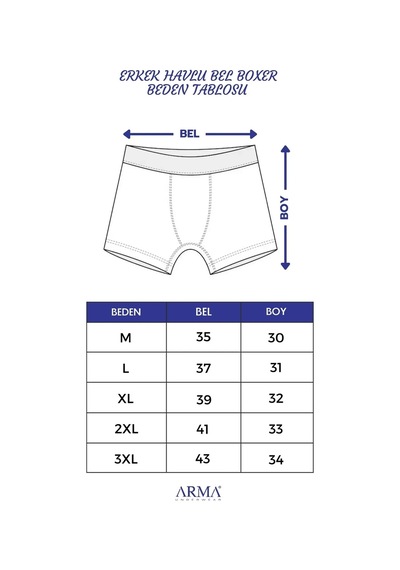 Carlburn Premium Erkek Yeşil Düğmeli Boxer 3'lü Paket %100 Pamuklu Penye Gardrop Günlük Rahat